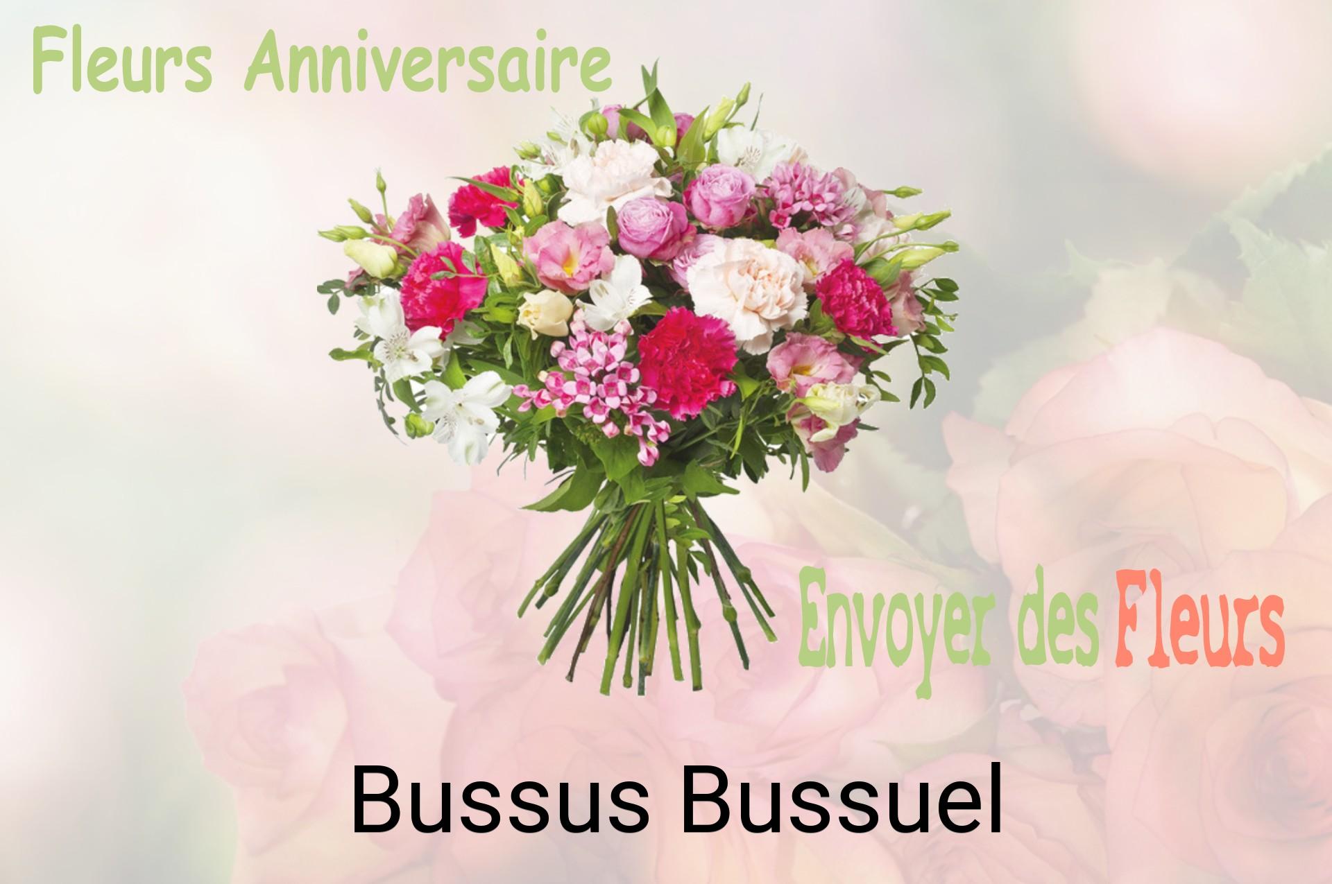 Bouquet de fleurs d’anniversaire livré à Bussus-Bussuel