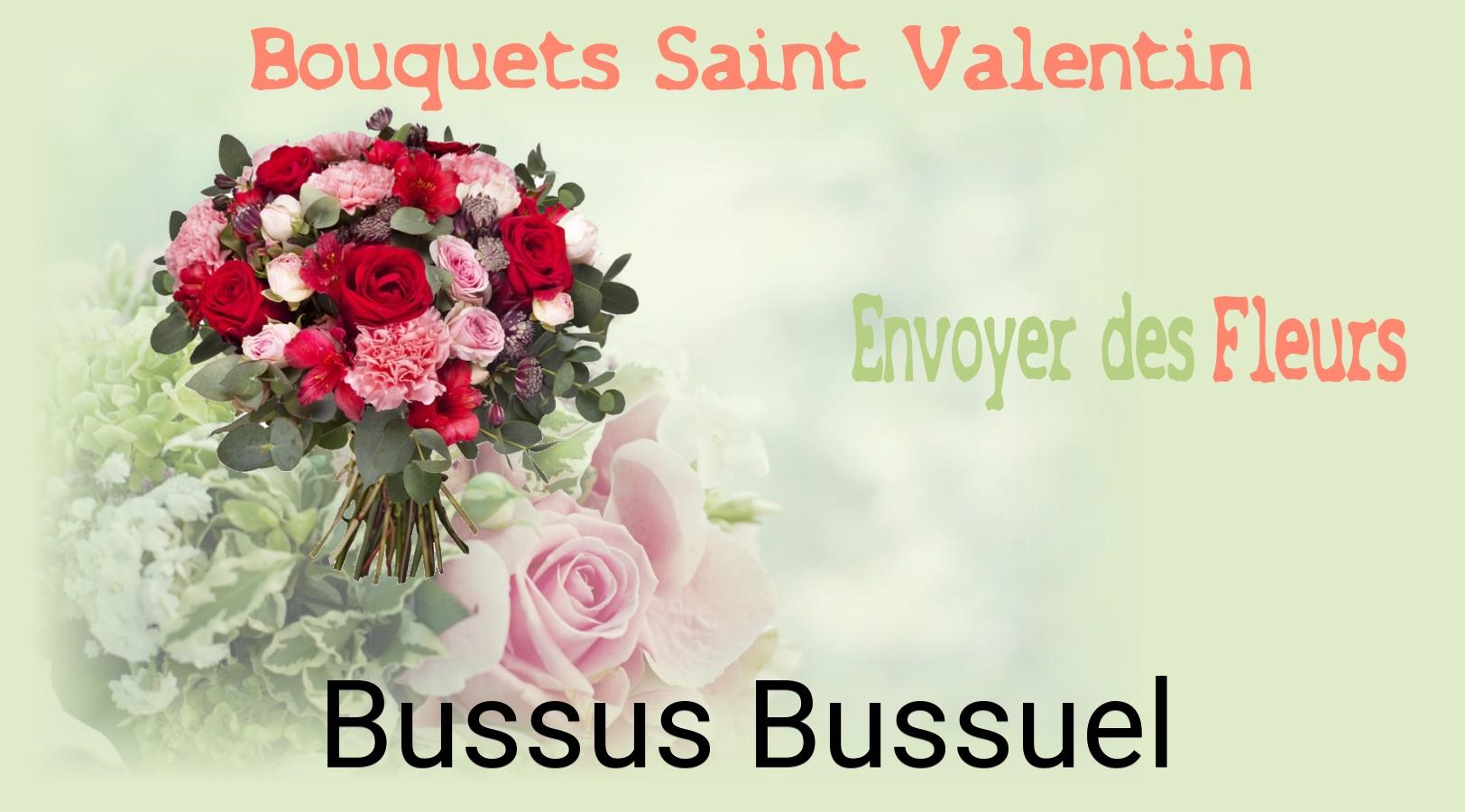 Roses de Saint-Valentin livrées à Bussus-Bussuel